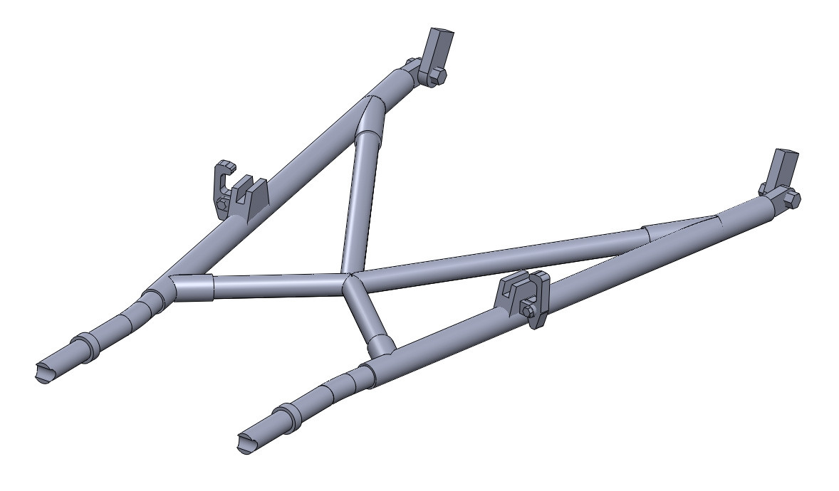 Bombgaffel för SAAB B17, 3D print