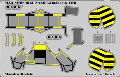 SAAB 32 Lansen ladder and FOD set