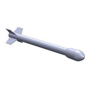 1 x 15 cm raket m/51. 3D print