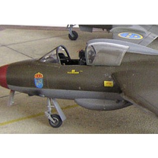 Hawker Hunter vacformad huv x 2