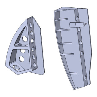 SAAB 32 Lansen luftbromsar 3D print