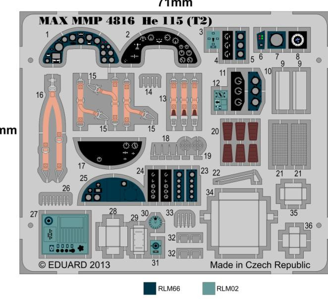 Heinkel He115 detail set for Special Hobby