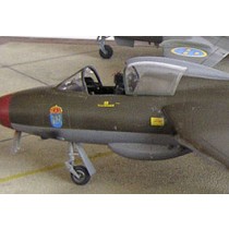 Hawker Hunter vacformed canopy x 2