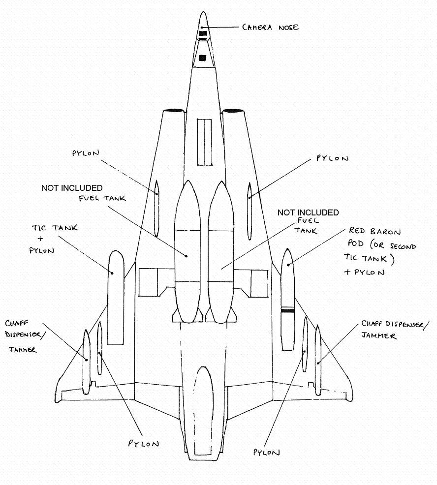 Saab 35 чертеж
