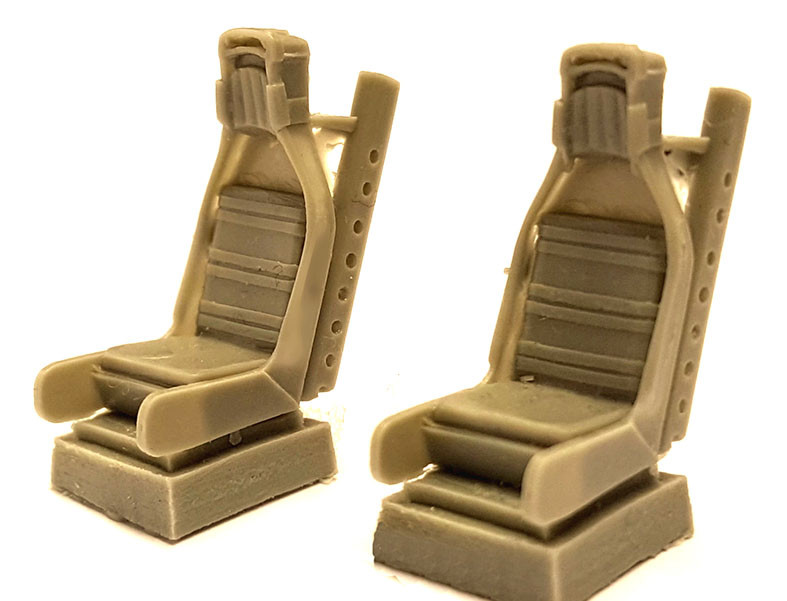 SAAB J32 Lansen resin seats for Hobbyboss SAAB J32 Lansen resin seats for Hobbyboss