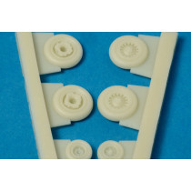 SAAB 37 Viggen main- & nose gear wheels