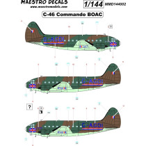 C-46 Commando decals BOAC SEE INFO