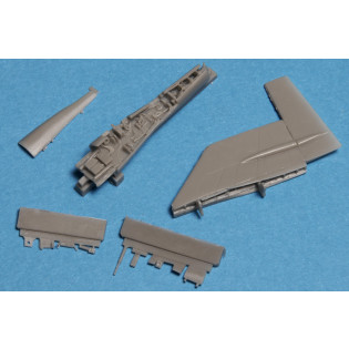 Fin fold set for SAAB 37 Viggen