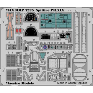 S31 Spitfire PR Mk.XIX detail set colour